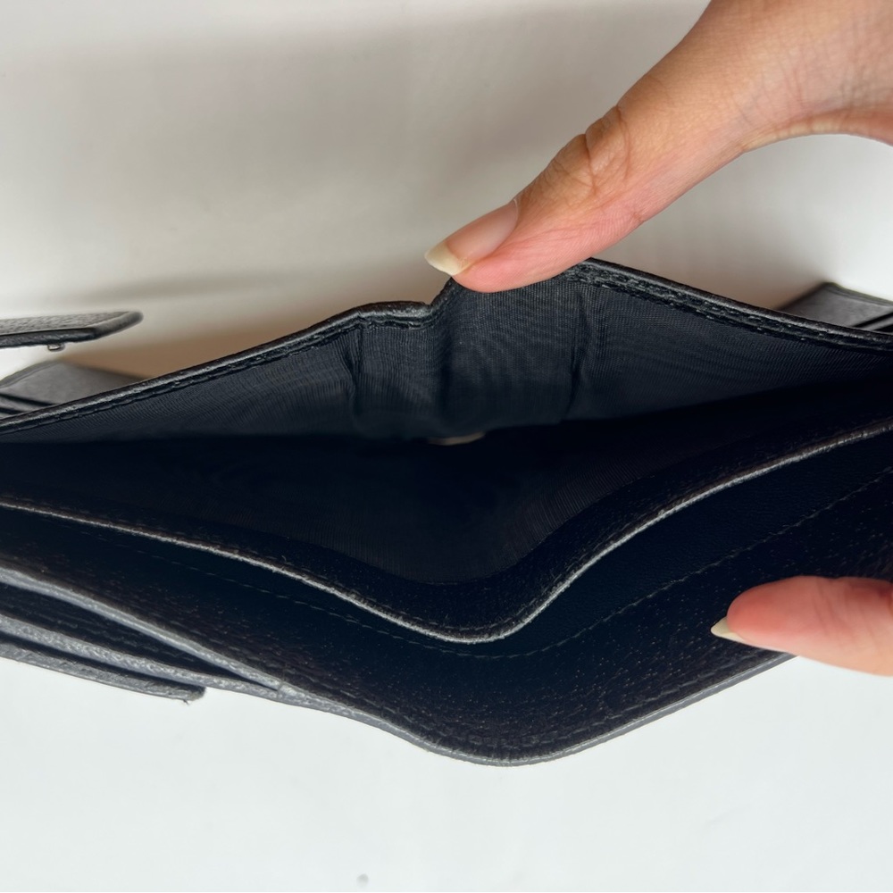 Gucci Eclipse Monogram Compact Wallet - image 8